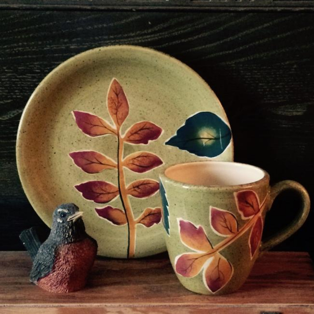 Vintage 8 pc Dessert & Coffee Set - Picture 4 of 7